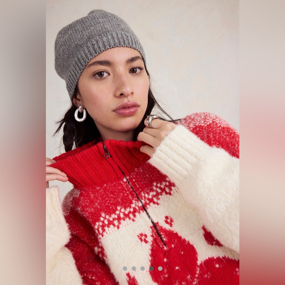 NWT FREE PEOPLE MYTHICAL KNIT SWEATER - Picture 2 of 6